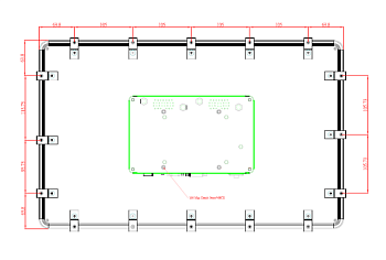 Крепеж  881262170A0E     P6217W Panel Mount Kit kit