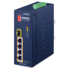 Planet ISW-514PTF — промышленный PoE+ коммутатор (4xPoE+ + 1x100FX SFP)