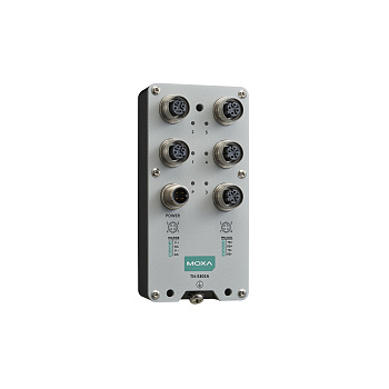 Коммутатор TN-5305A-WV-CT-T EN 50155 unmanaged Ethernet switch with 5 10/100BaseT(X) ports, M12 conn