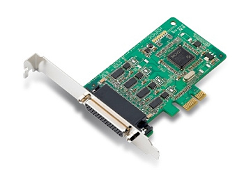Плата CP-114EL-DB25M 4 Port PCIe Board, w/ DB25M Cable, RS-232/422/485, LowProfile