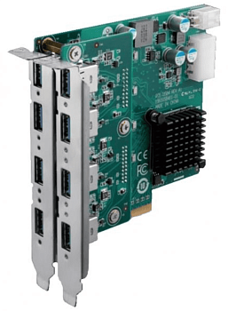 Плата  PCE-USB8-00A1E      8 USB3.0 Ports expansion card(PCIex4)