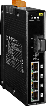 Коммутатор NS-205PFCS-60-24V CR Single-mode 60 km, SC Connector, 4-port 10/100 Mbps PoE (PSE) with 1