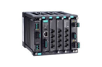 Коммутатор MDS-G4012 Layer 2 full Gigabit modular managed Ethernet switch with 4 fixed Gigabit ports