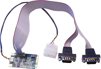 Модуль   MEC-COM-M212-TDB9/UB0903   Mini-PCIe Module with 2x COM Ports, 1x Standard DB9 Cable, 1x Un
