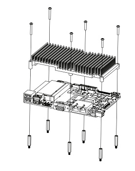Радиатор   1960072272T001      H.S R5 I-Skylake M-23W 145.4x84.2x24-SC MIO-52