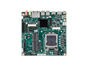 Плата  AIMB-285G2-LVA1E     miniITX LGA1151 wH110/DP/HDMI/LVDS/PCIe/2GbE,Ro