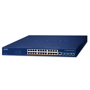 Planet GS-6311-24PL4X — управляемый коммутатор L3 PoE+ (24xPoE+ + 4x10G)