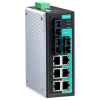 Коммутатор EDS-309-3M-SC Ethernet Server 6 10/100BaseTx ports,3 multi mode(5Km) 100Fx port
