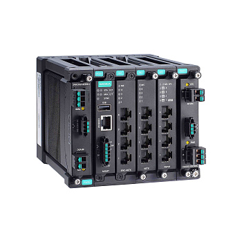 Коммутатор MDS-G4012-L3 Layer 3 full Gigabit modular managed Ethernet switch with 4 fixed Gigabit po
