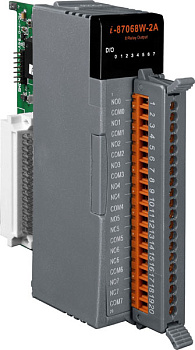 Модуль I-87068W-2A-G CR 4-channel Form A Signal Relay Output and 4-channel Form C Signal Relay Outpu