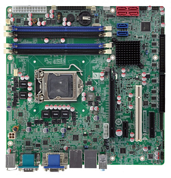 Плата IMB-Q670-R30 microATX motherboard supports LGA1155 Intel Core i7/i5/i3/Pentium/Celeron CPU wit