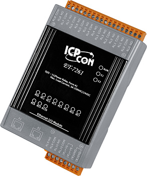 Модуль ET-7261 CR Ethernet I/O Module with 2-port Ethernet Switch, with 11-channels Relay (RoHS)