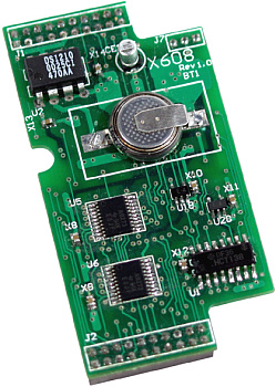 Плата X608 512K battery backup SRAM