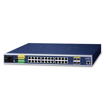 Planet IGSW-24040T — промышленный коммутатор L2+/L4 (24x1G + 4xSFP)