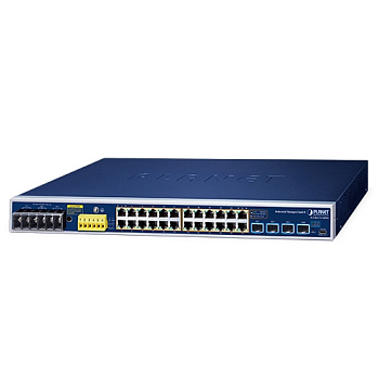 Planet IGS-R4215-24P4X — промышленный коммутатор L2+ PoE+ (24xPoE+ + 4x10G SFP+)
