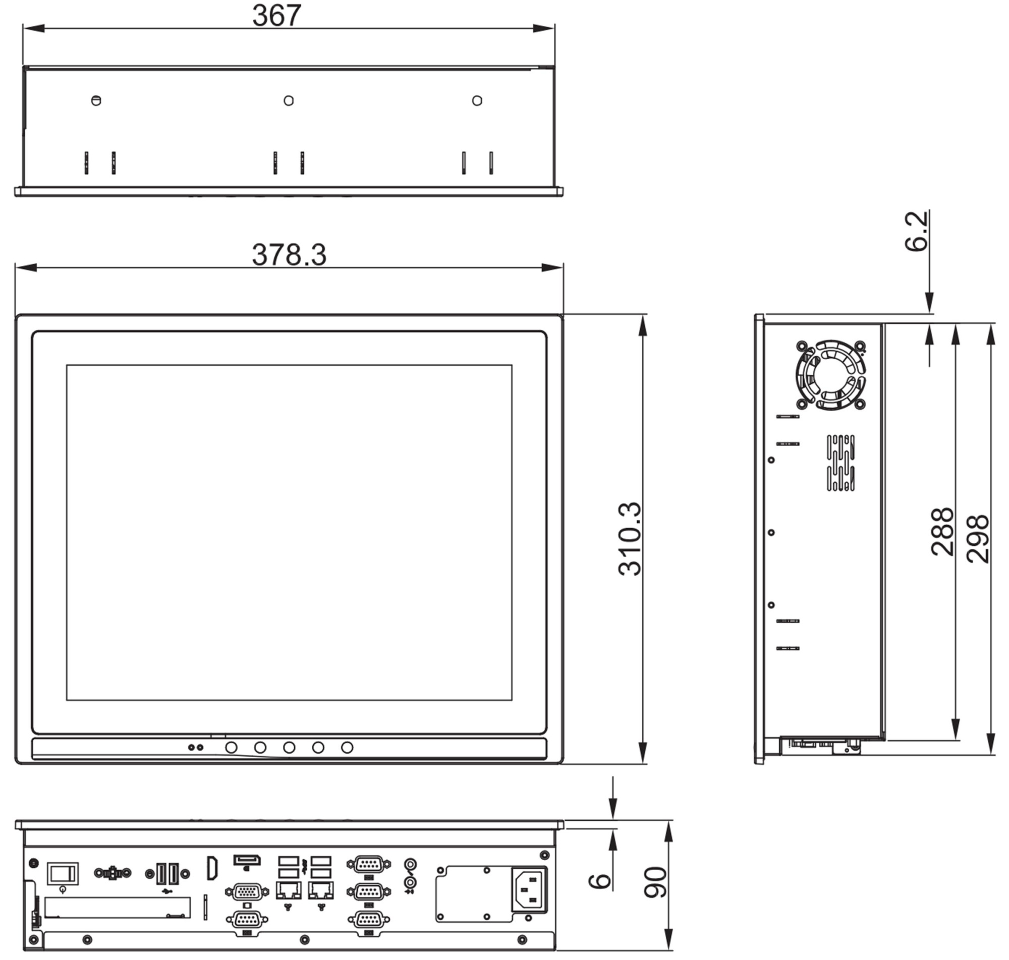 Картинка P1157E-500-US w/PCIe x4  