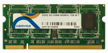 Модуль памяти  CIR-S2SUMG8001G     DDR2  200 PIN, 1GB, 800, 128Mx8 Singlel 1.8V