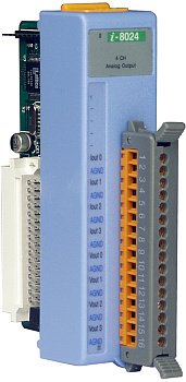 Модуль I-8024 CR 4-channel 14-bit analog output module
